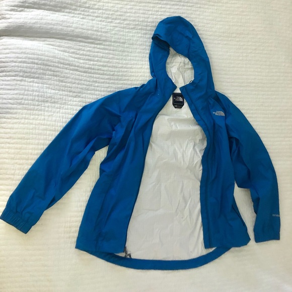 North Face Waterproof Rain Jacket, Blue - Picture 2 of 4